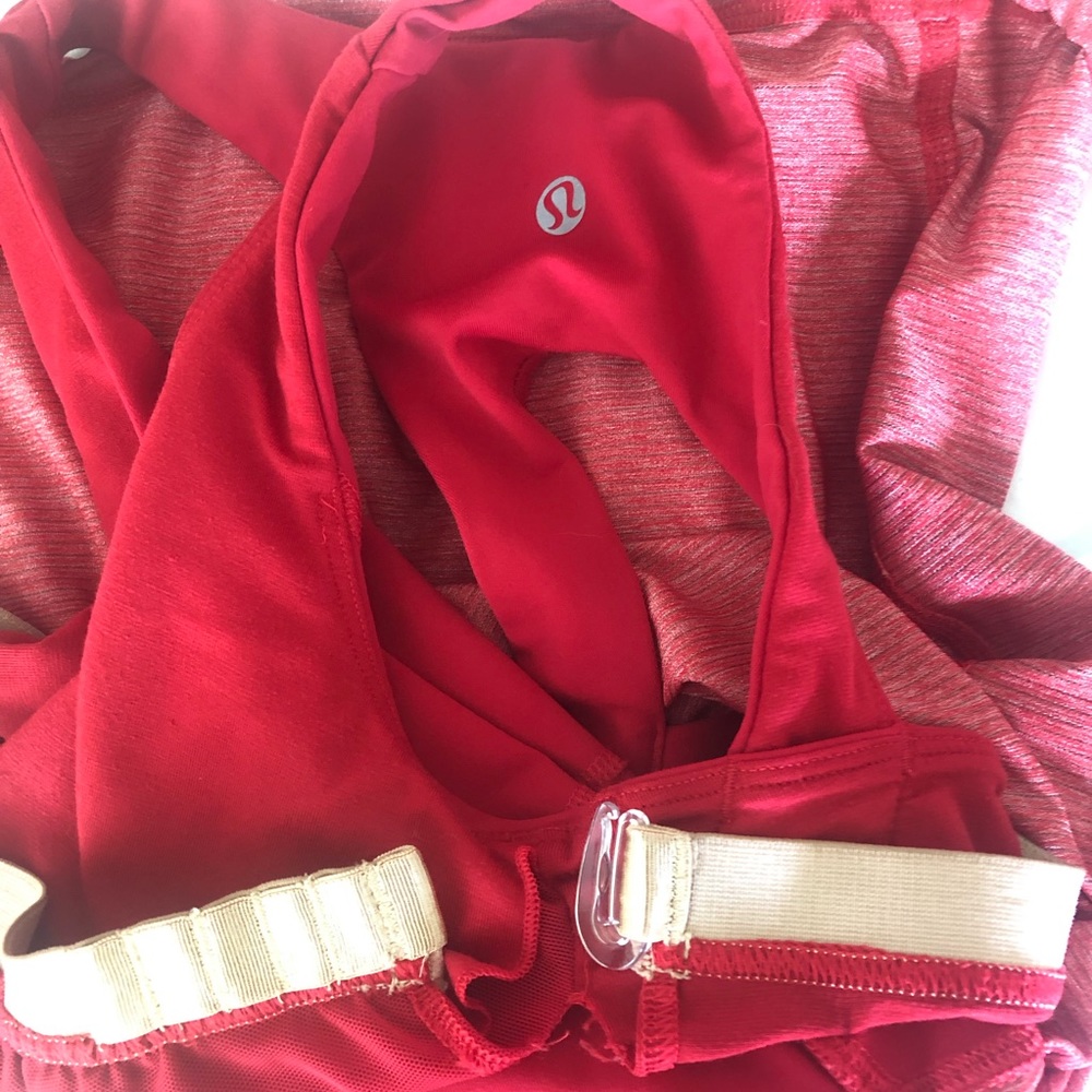 {lululemon} run your heart out tank - currant - Picture 6 of 8